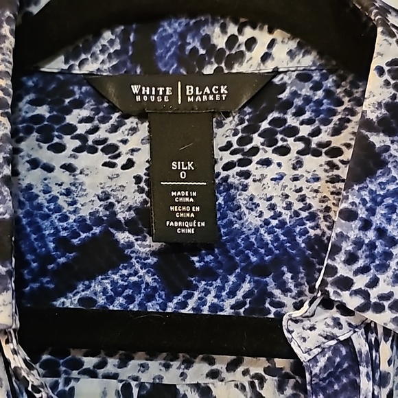 'White House/Black Market' Silk Blouse - Picture 3 of 4